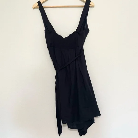 NWT L SPACE Black Morning Star Dress Cover Up Size Medium - Picture 7 of 8